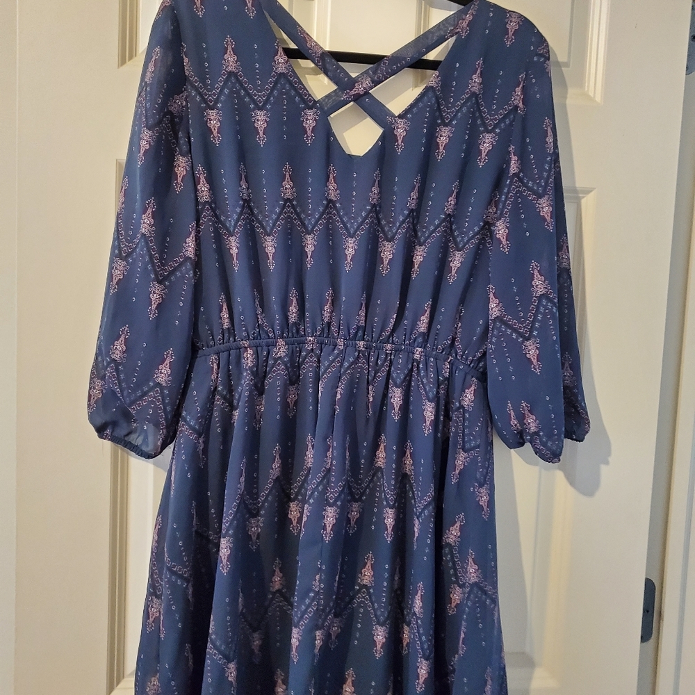 Blue dress from Maurices